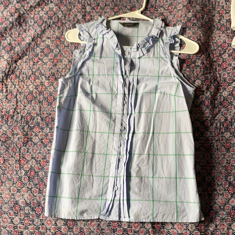 J Crew Sleeveless Blouse